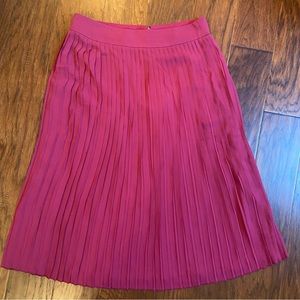 J. Crew pleated midi skirt - size 6, like new condition